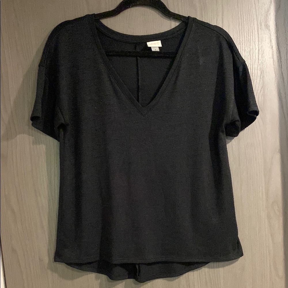 A New Day Black Relaxed Fit Short Sleeve Tee